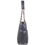Chanel Petite Shopping Tote side