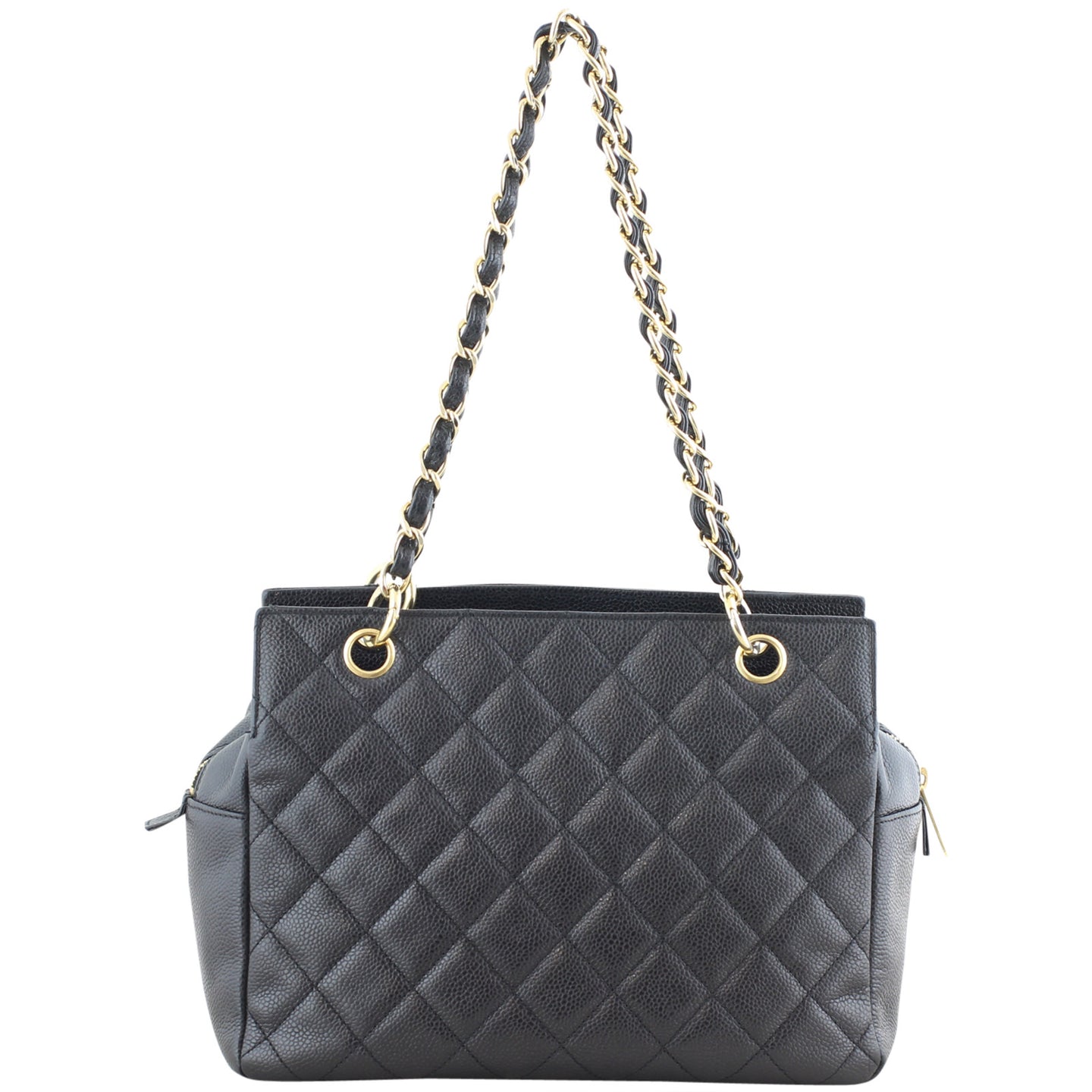 Chanel Petite Timeless Shopping Tote Back