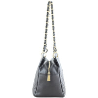 Chanel Petite Timeless Shopping Tote Left