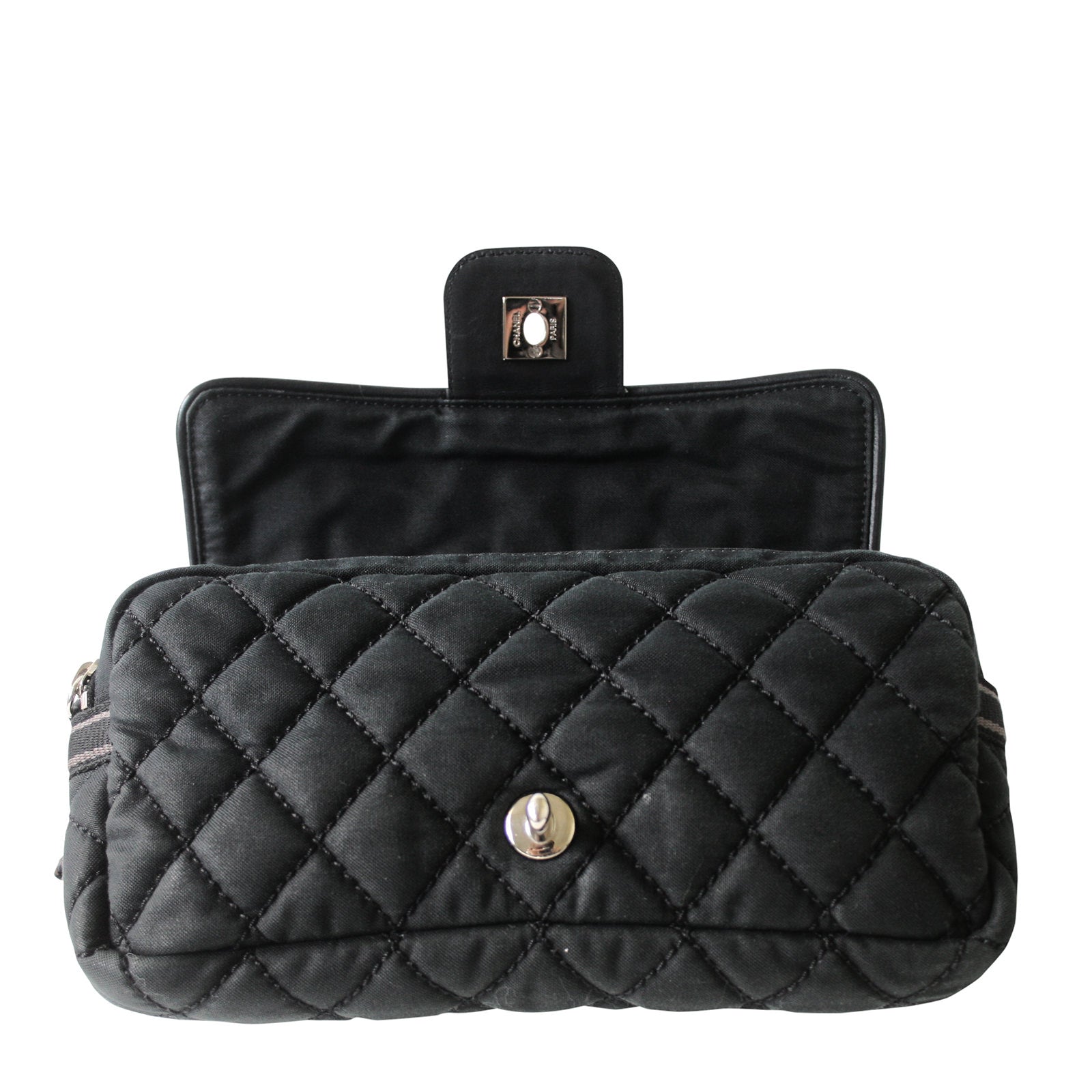Chanel Pony Hair Flap Bag Open