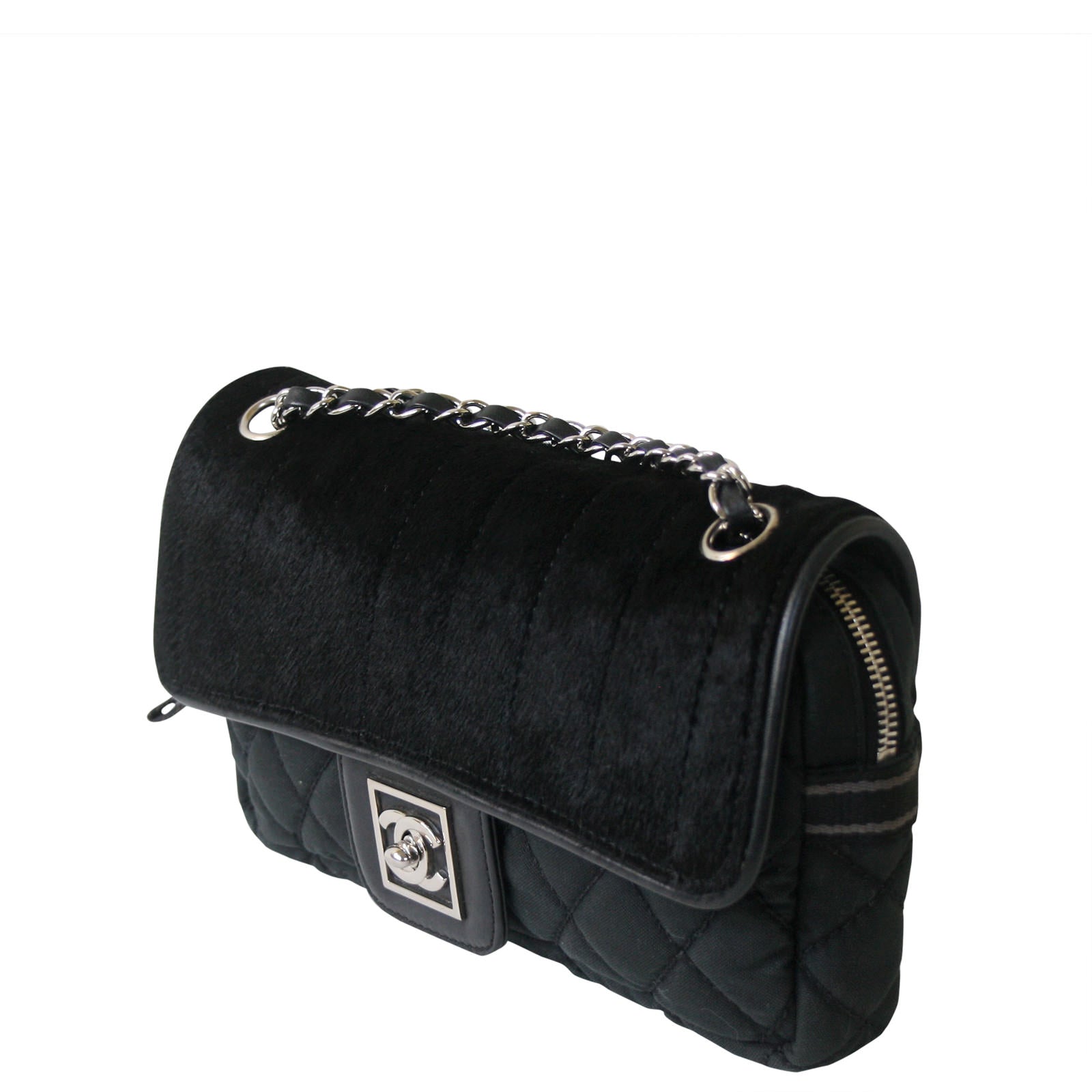 Chanel Pony Hair Flap Bag Side