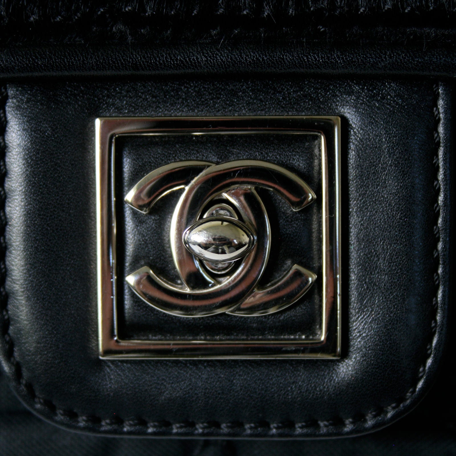Chanel Pony Hair Flap Bag Turnlock