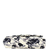 Chanel Printed Airplane Canvas Single Flap Medium Base