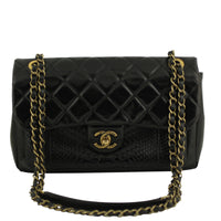 Chanel Python Flap Bag Front