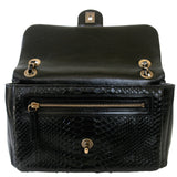 Chanel Python Flap Bag Open