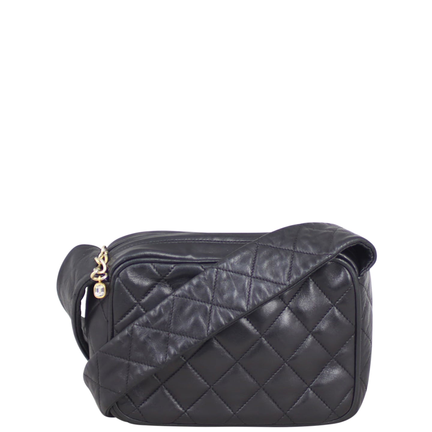 Chanel Quilted Camera Bag Front