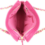 Chanel Petite Quilted Caviar Tote Interior