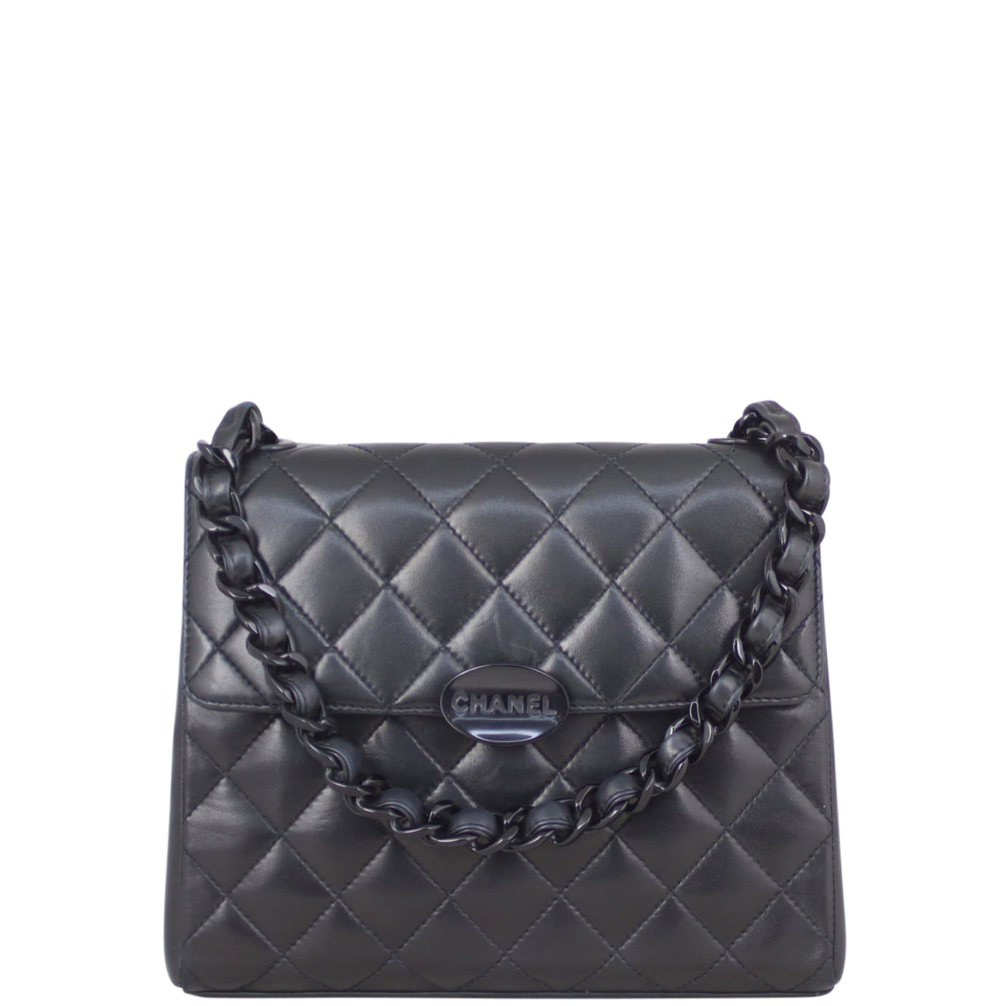 Chanel Quilted Flap Bag Front