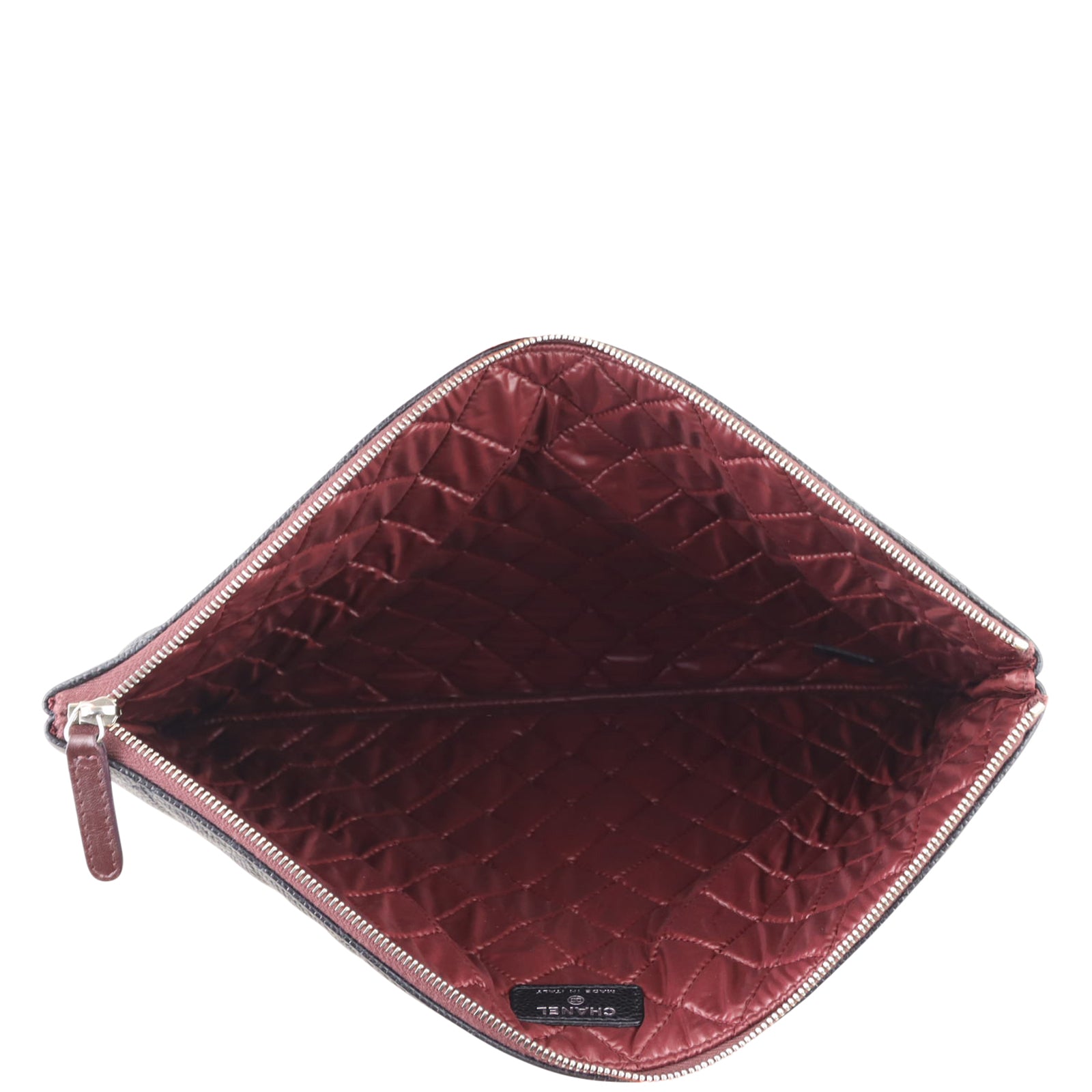 Chanel Quilted O-Case Large Whole interior