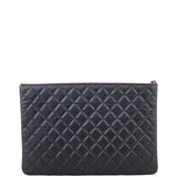 Chanel Quilted O-Case Large Back