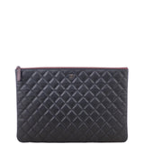 Chanel Quilted O-Case Large Front