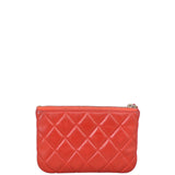 Chanel Quilted O-Case Small Back