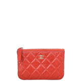 Chanel Quilted O-Case Small Front