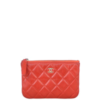 Chanel Quilted O-Case Small Front