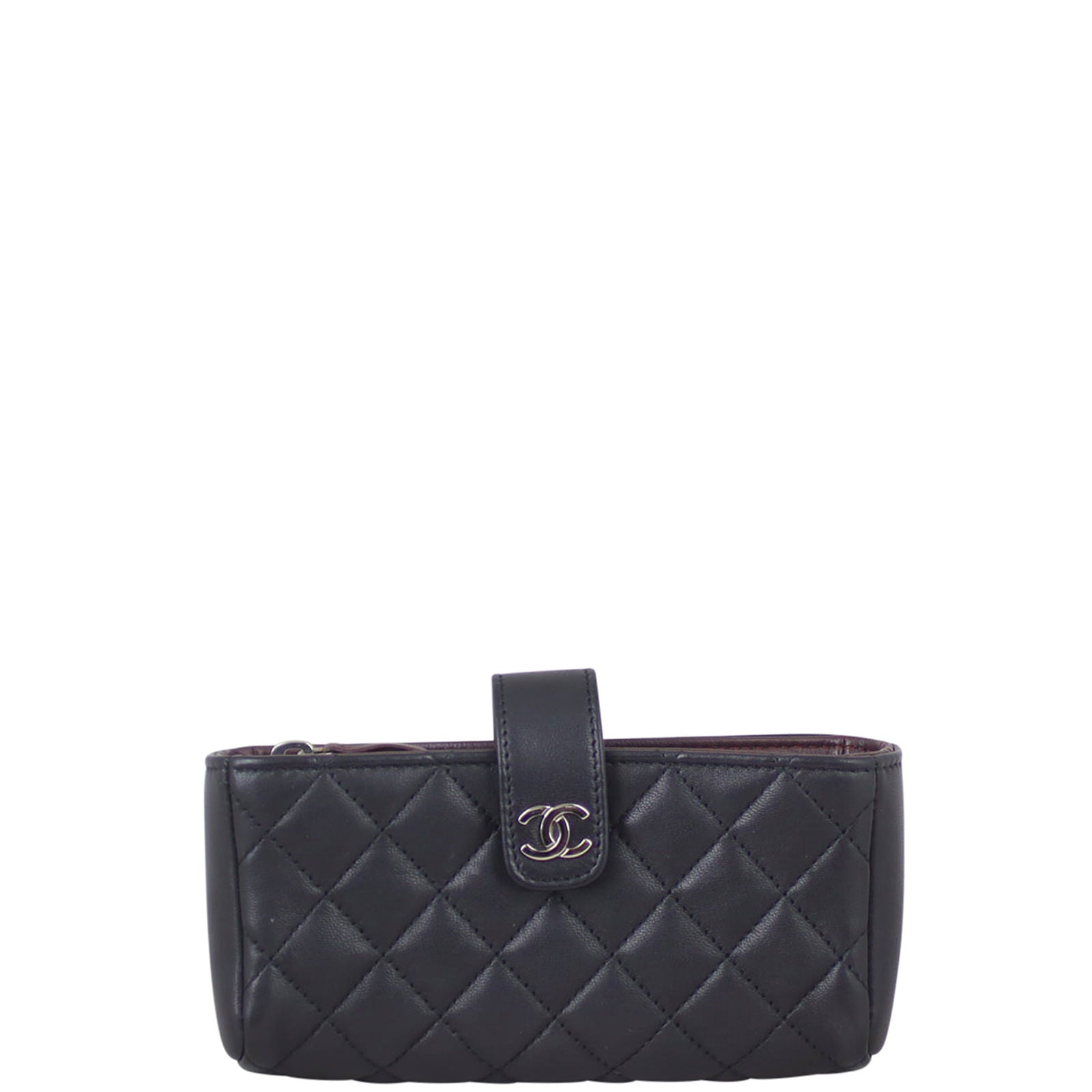 Chanel CC Quilted Pochette Front