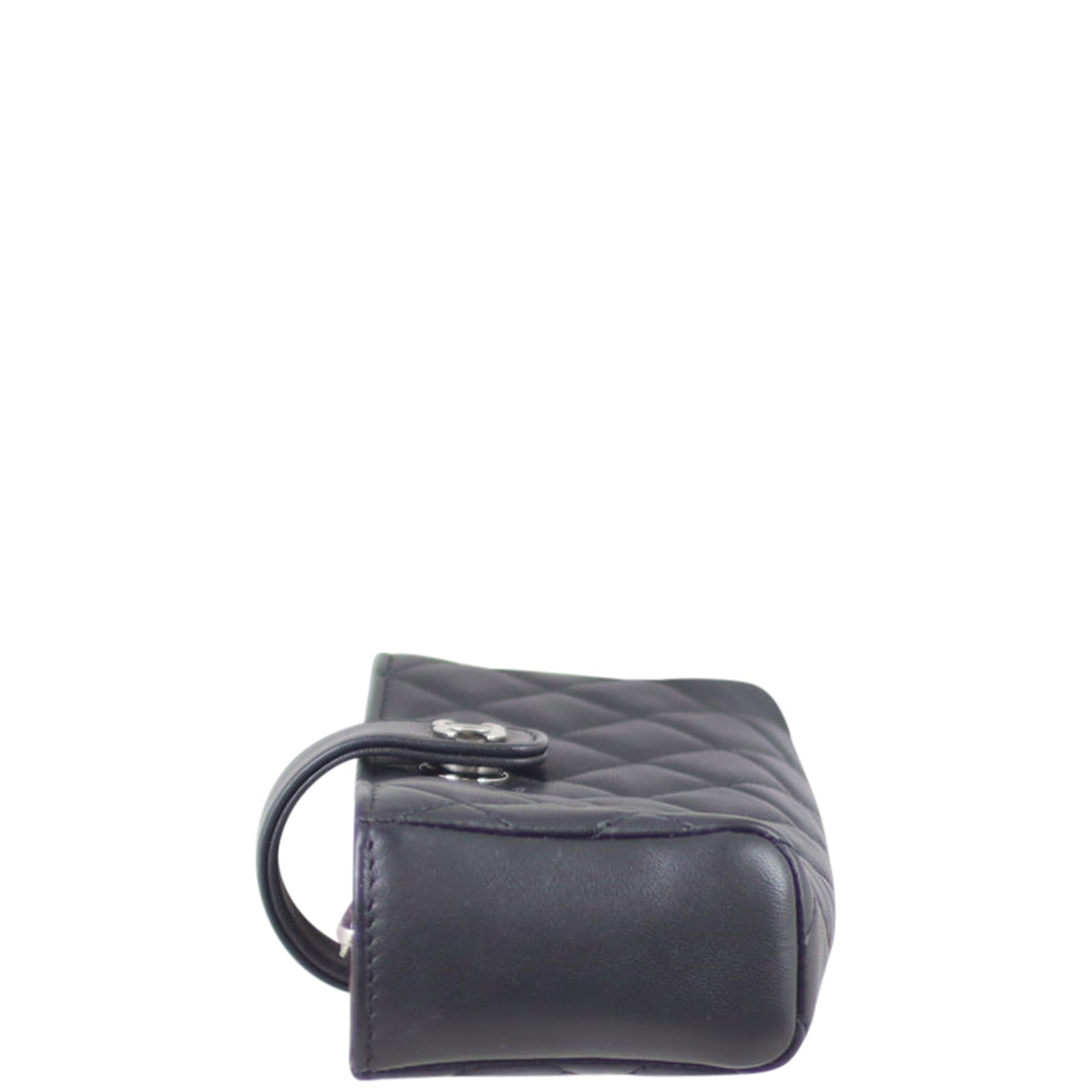 Chanel CC Quilted Pochette Side