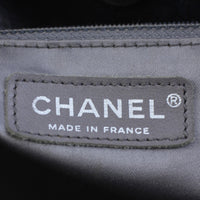 Chanel Quilted Vinyl and Tweed Tote Stamp