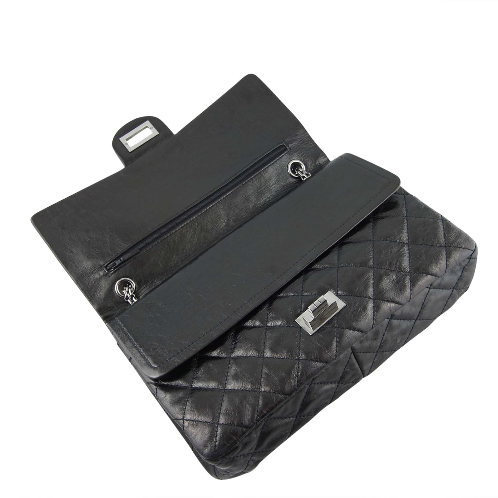 Chanel Reissue 227 Double Flap Bag Open