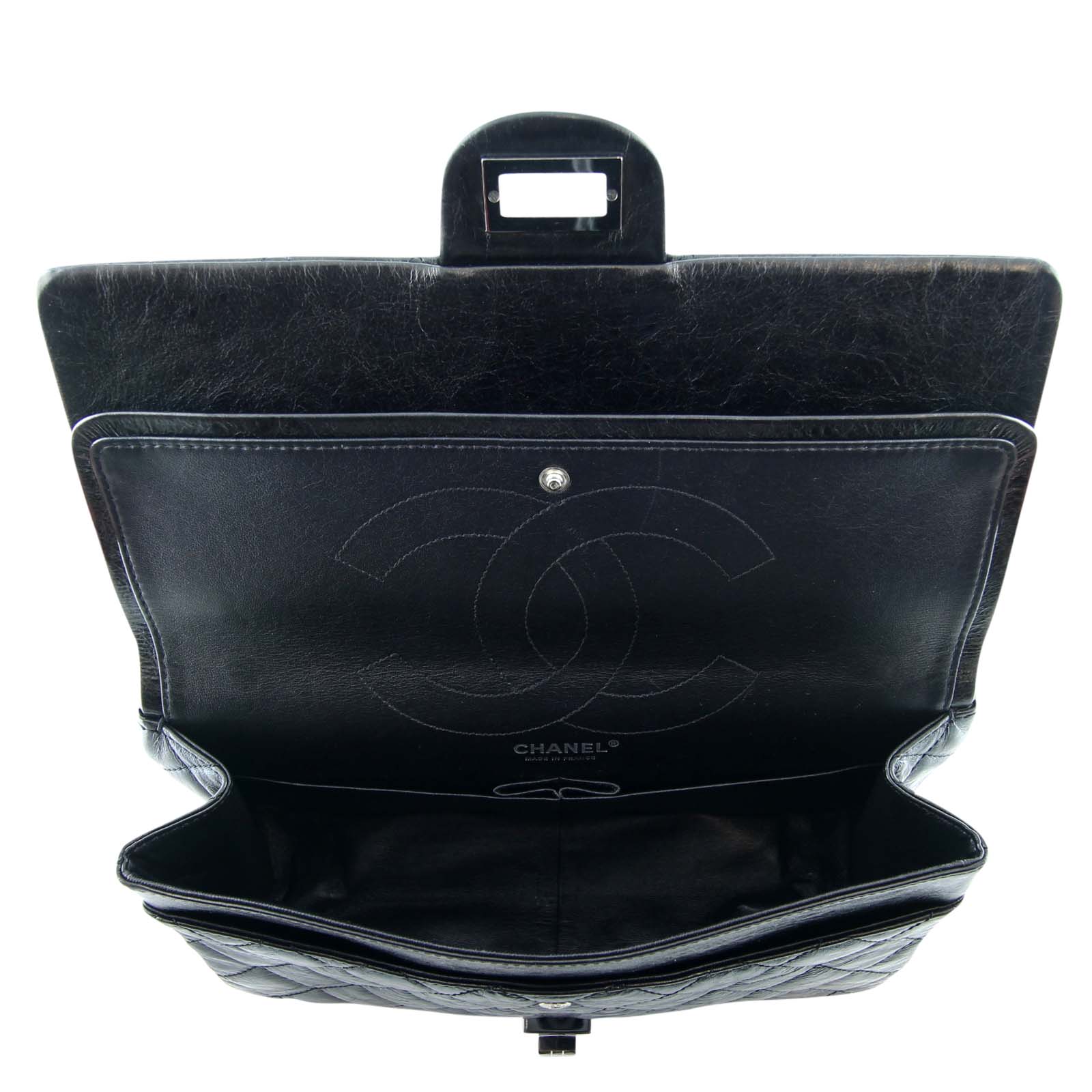 Chanel Reissue 227 Double Flap Bag Interior