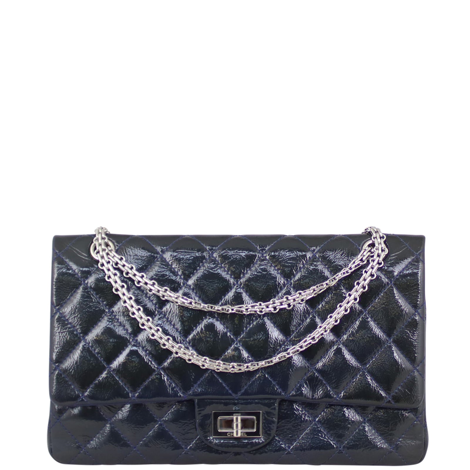 Chanel Lucky Charm Flap Bag front chain