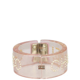 Chanel Resin Pearl Coco Chanel Cuff Back