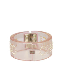 Chanel Resin Pearl Coco Chanel Cuff Back