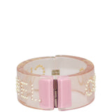 Chanel Resin Pearl Coco Chanel Cuff Front