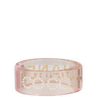 Chanel Resin Pearl Coco Chanel Cuff Left Side