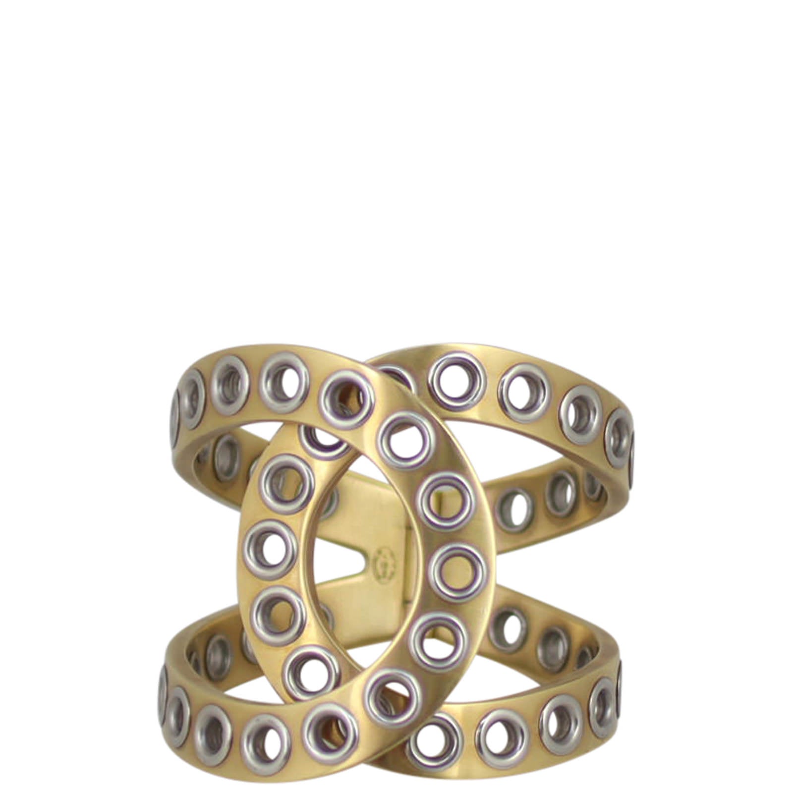 Chanel Rivet Logo Cuff Front