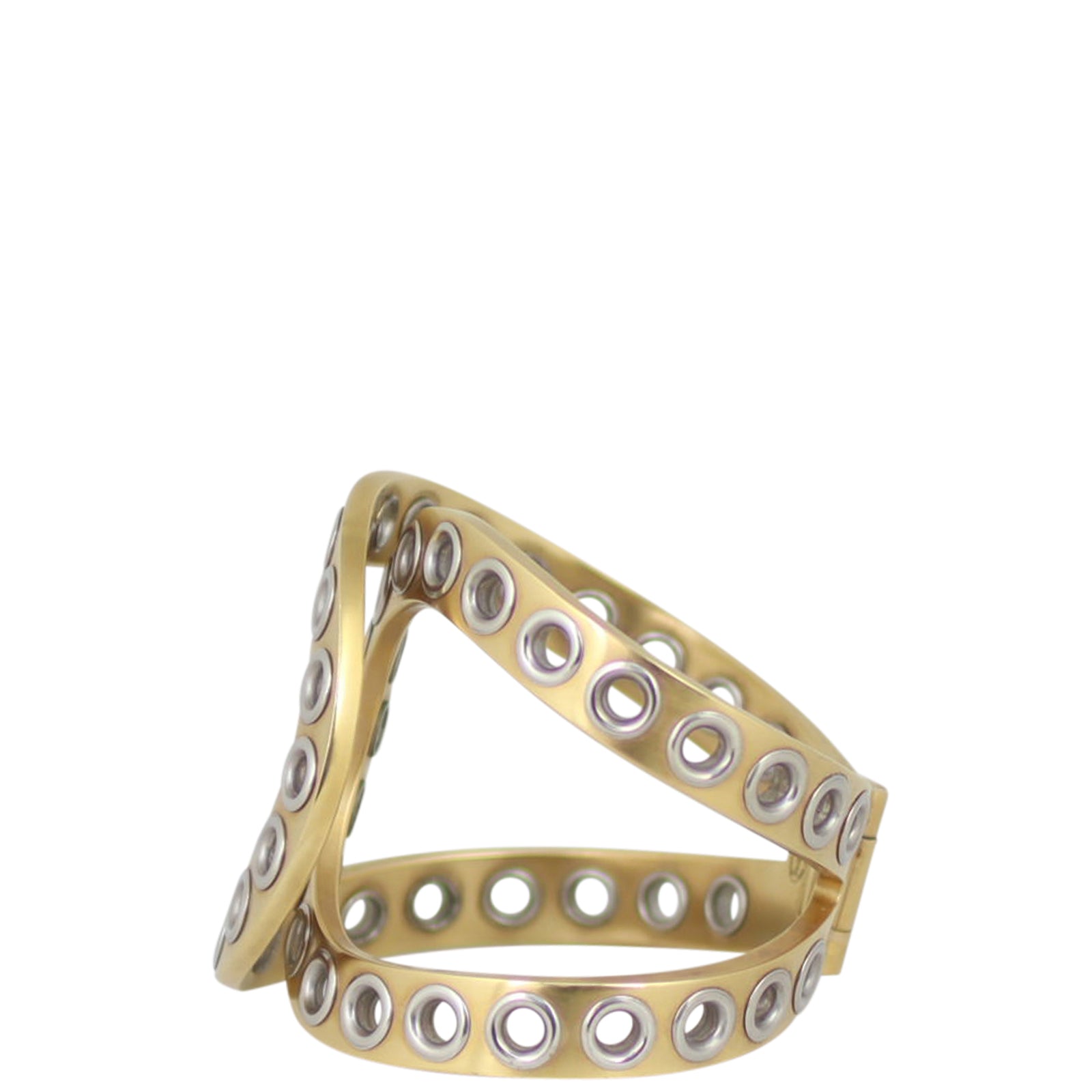 Chanel Rivet Logo Cuff Left Side