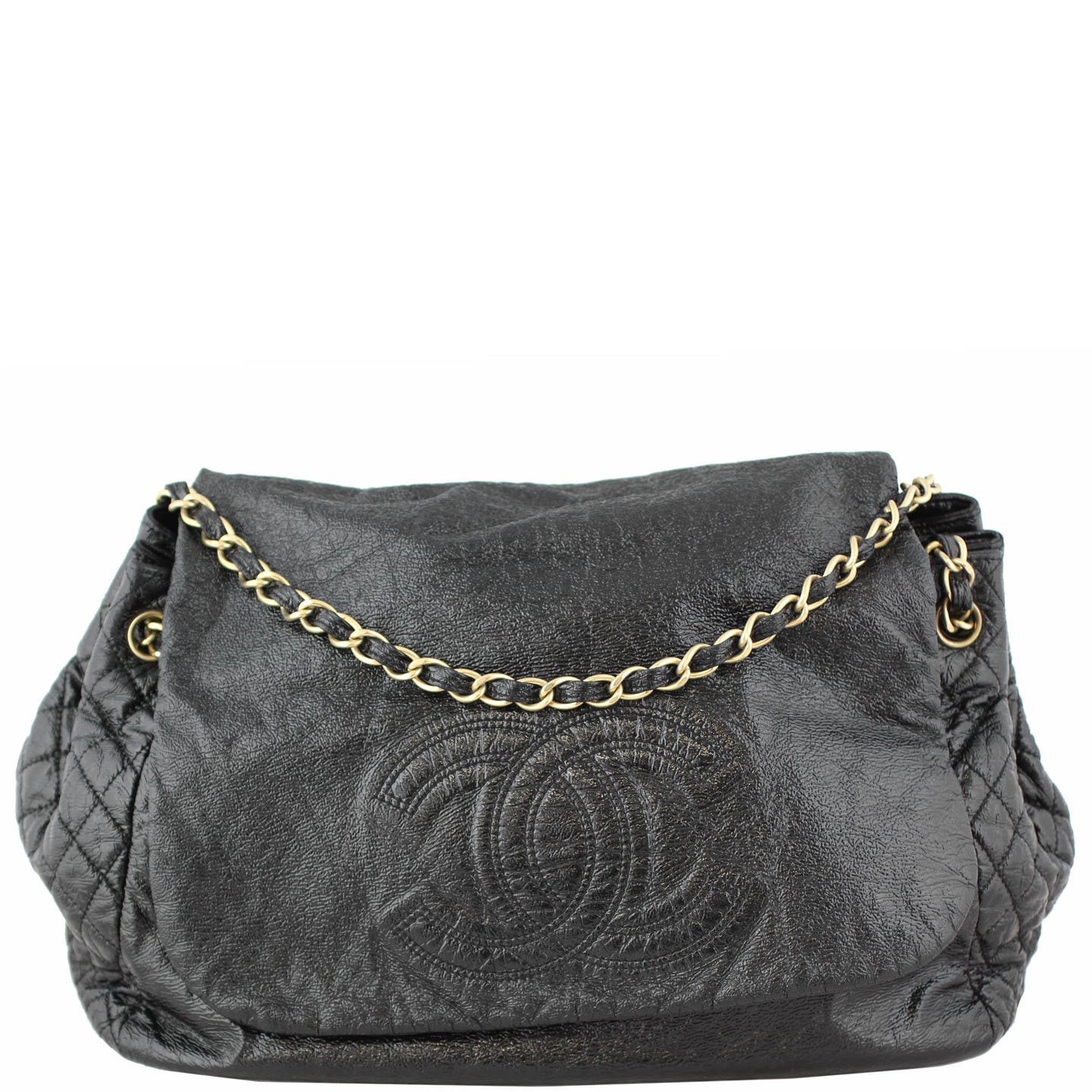 Chanel Rock and Chain XL Flap Bag Front
