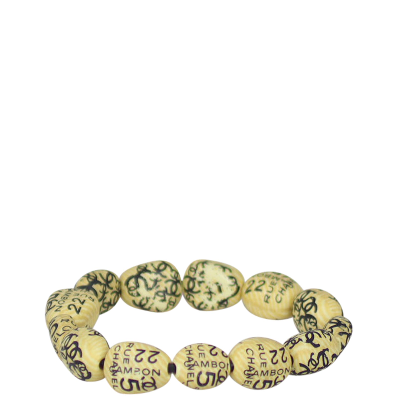 Chanel Rue Cambon Chunky Bead Bracelet Back