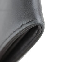 Chanel Sevruga Top Zip Wallet Edge