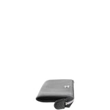 Chanel Sevruga Top Zip Wallet Left