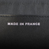 Chanel Sevruga Top Zip Wallet Stamp