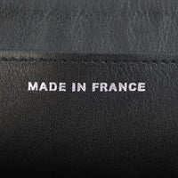 Chanel Sevruga Top Zip Wallet Stamp