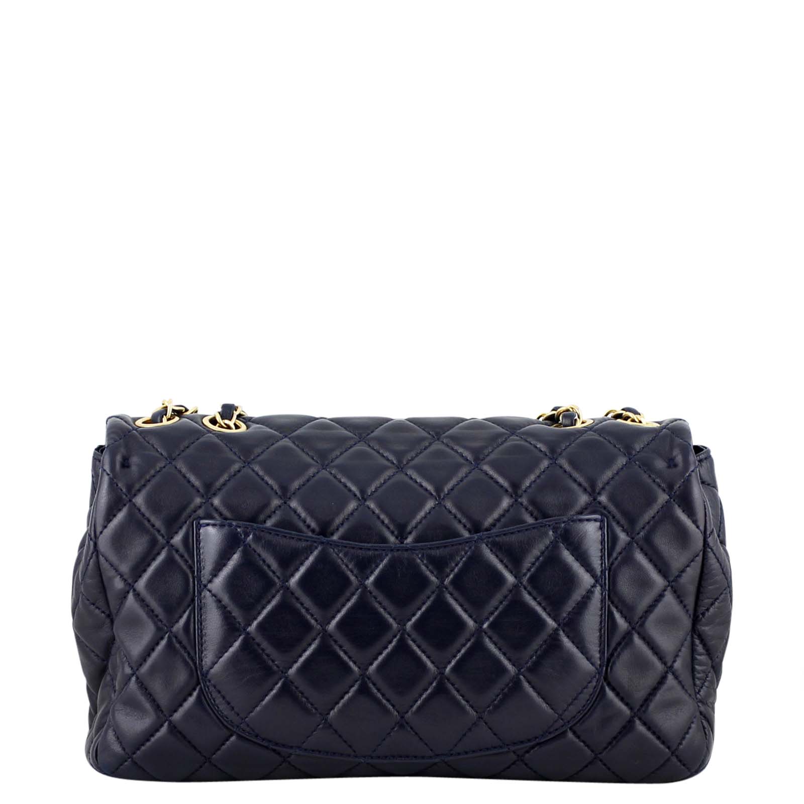 Chanel Quilted Soft Flap Bag Back