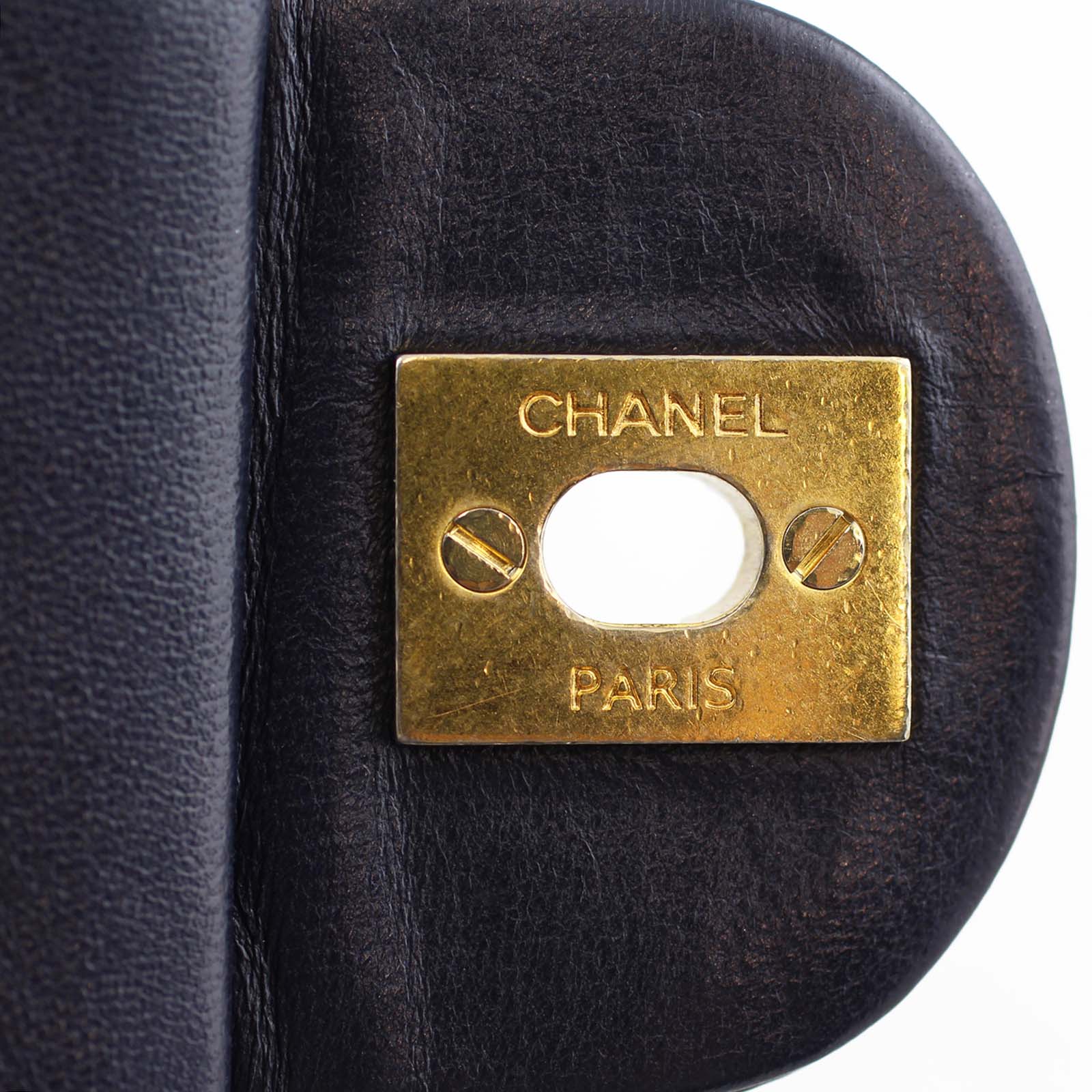 Chanel Quilted Soft Flap Bag Chanel Plate