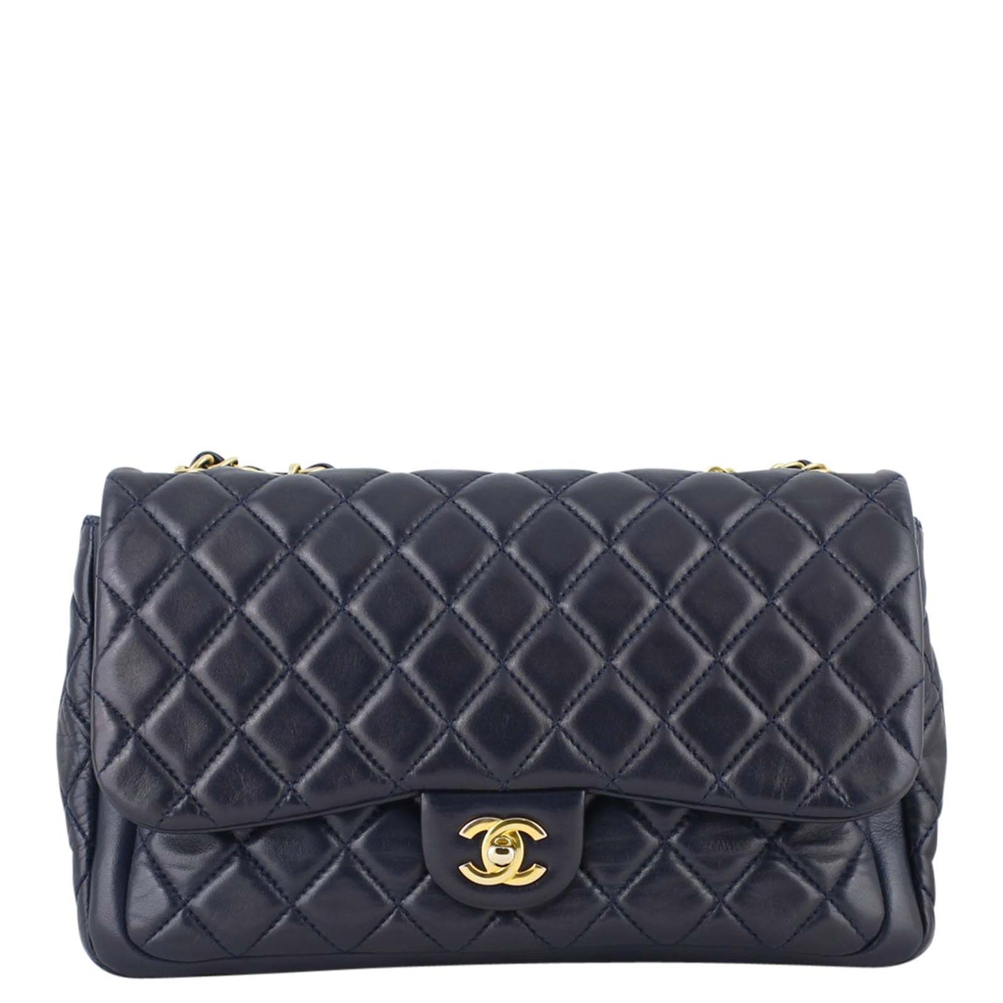 Chanel Quilted Soft Flap Bag Front 