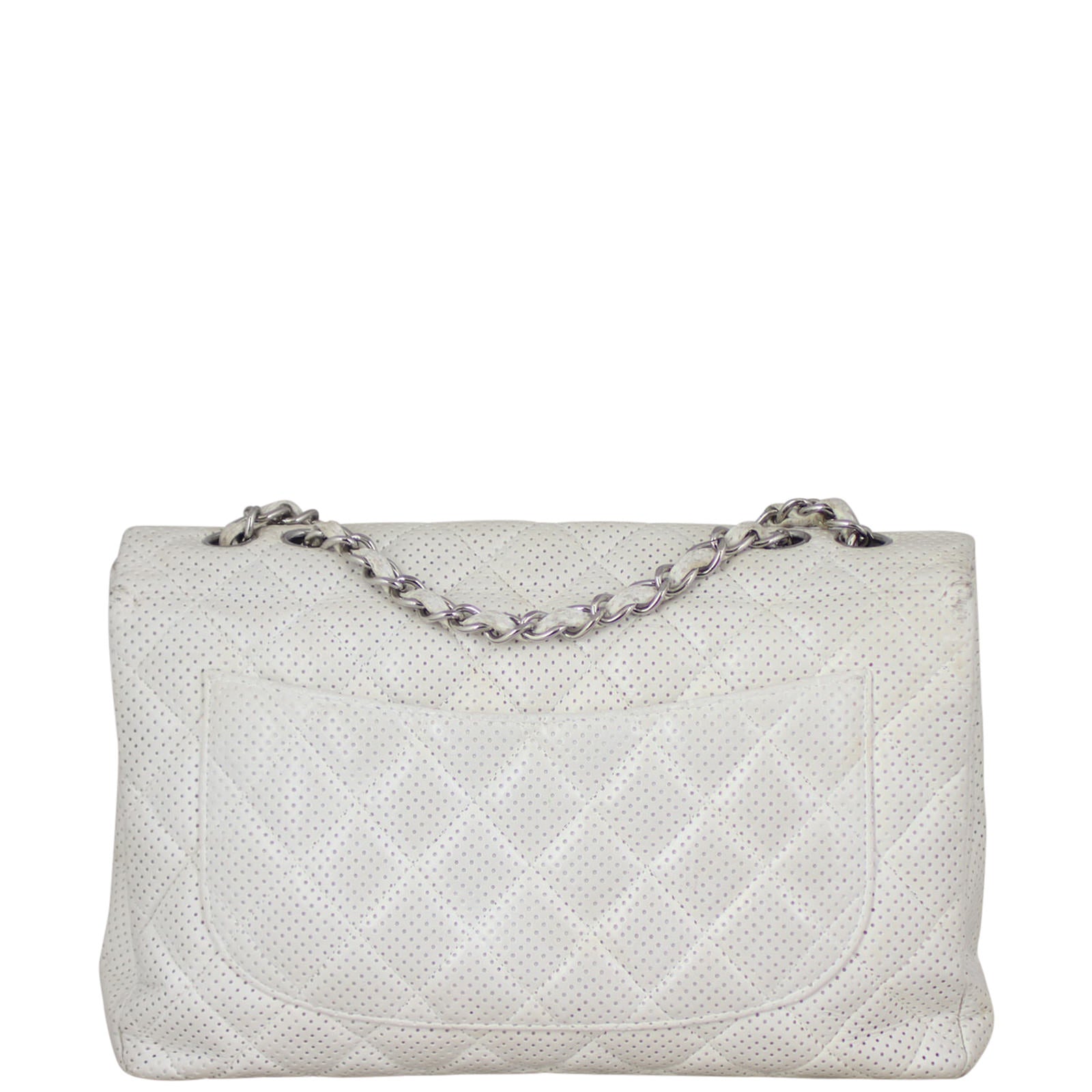 Chanel Single Flap Perforated Jumbo Back