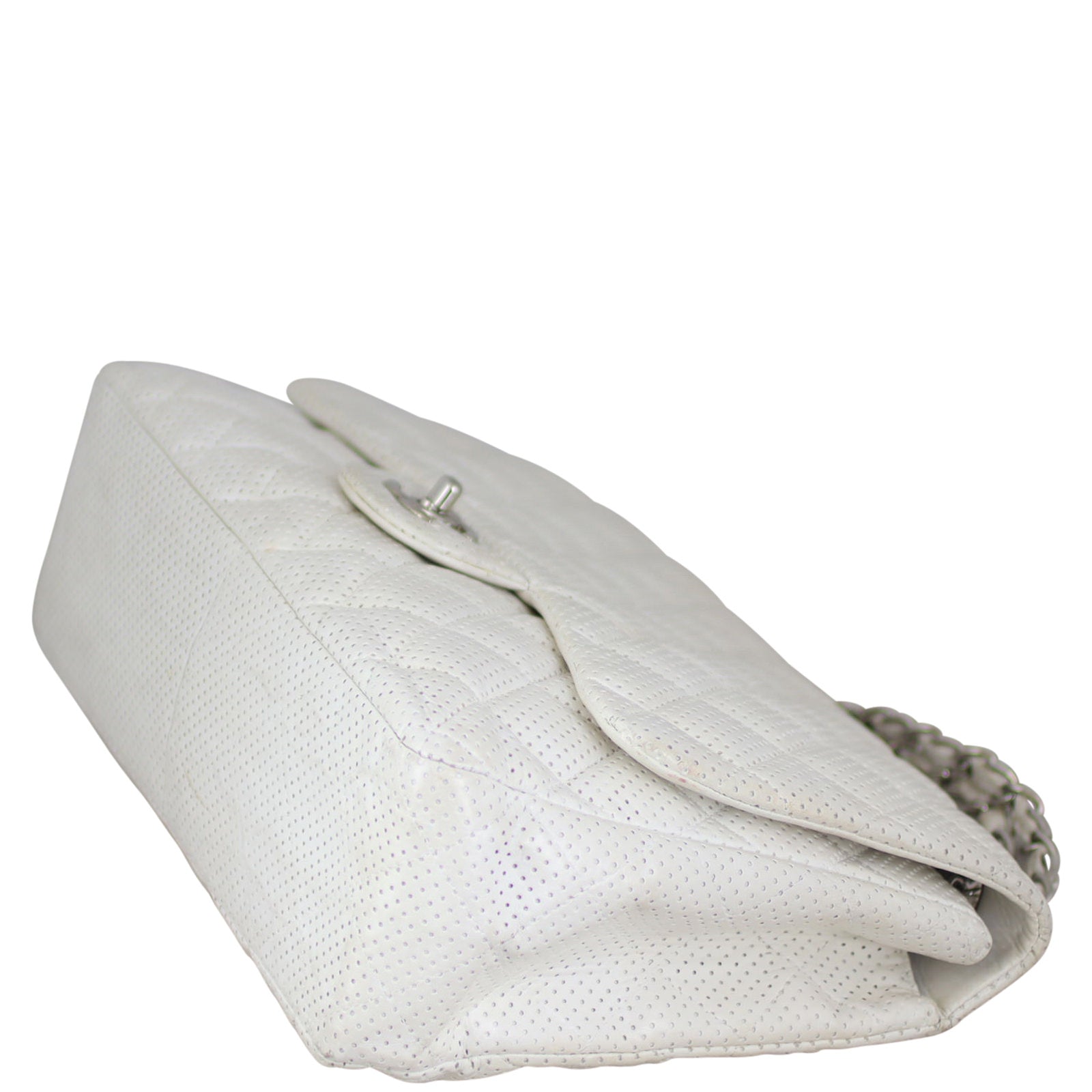 Chanel Single Flap Perforated Jumbo Corner