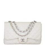 Chanel Single Flap Perforated Jumbo Front