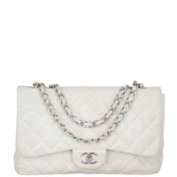 Chanel Single Flap Perforated Jumbo Front