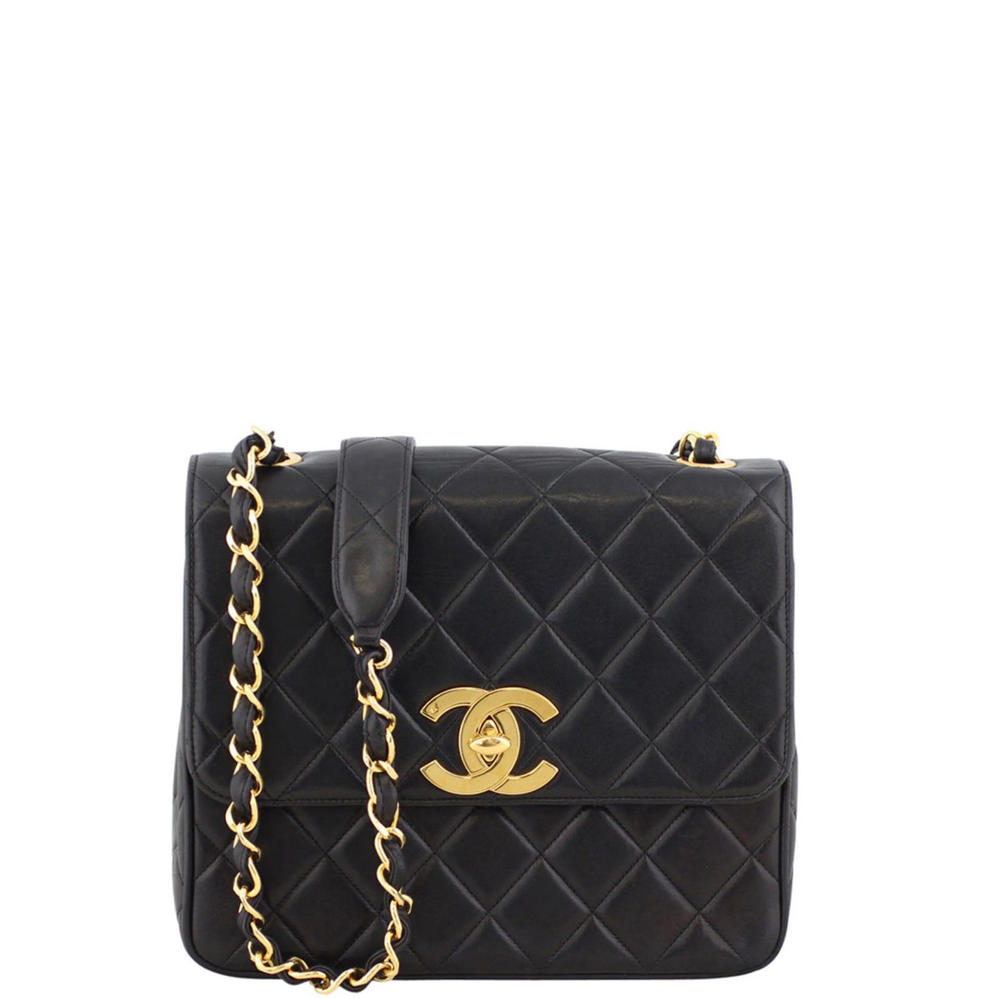 Chanel Classic Flap Square Large Vintage front