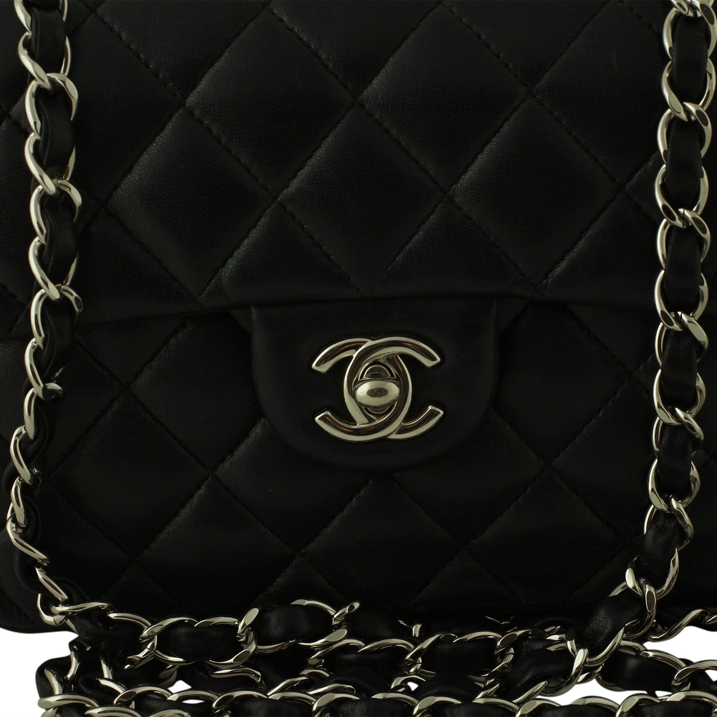 Chanel Square Mini Flap Bag Lock