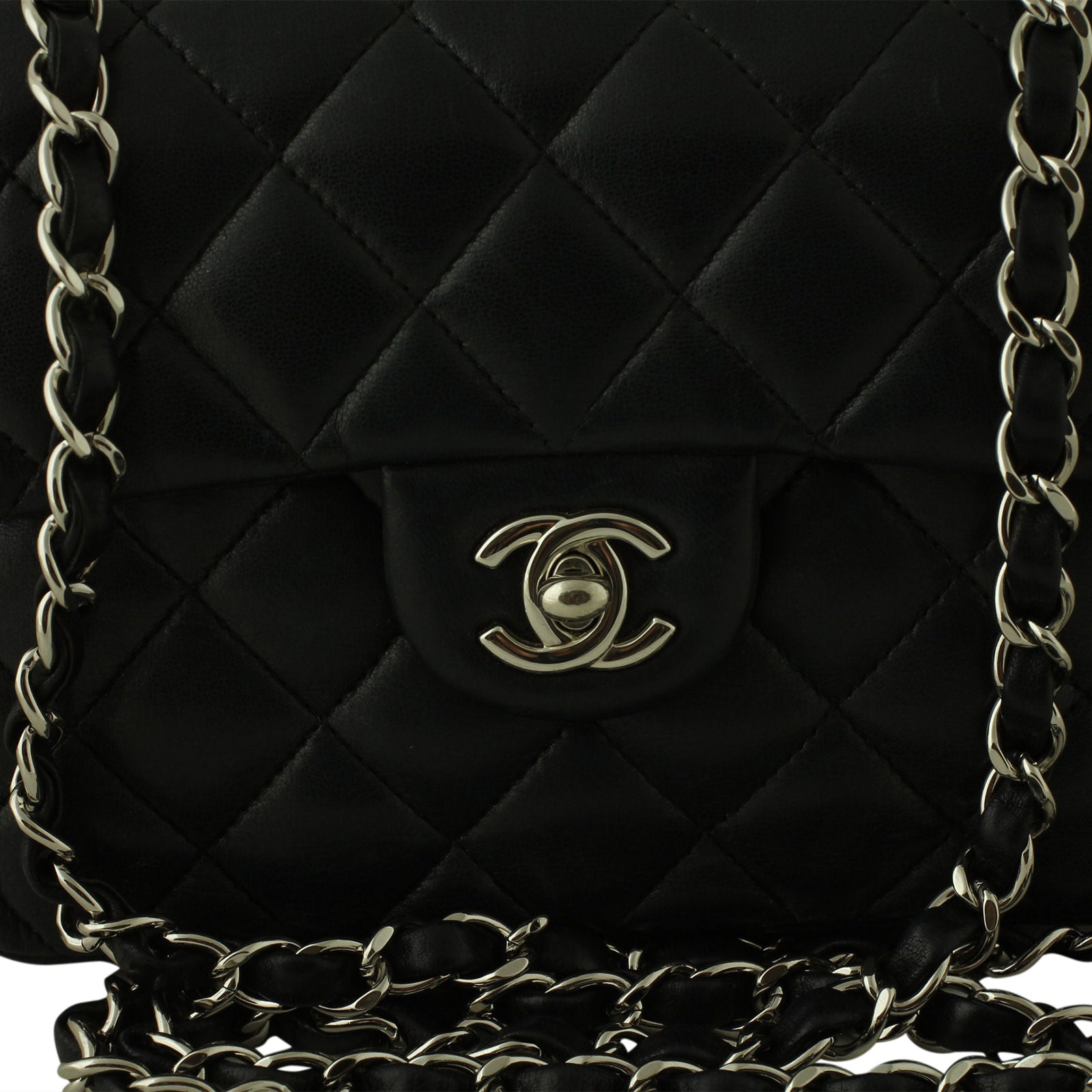 Chanel Square Mini Flap Bag Lock