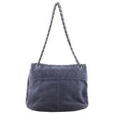 Chanel Suede Flap Bag Back
