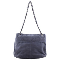 Chanel Suede Flap Bag Back