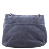 Chanel Suede Flap Bag Back