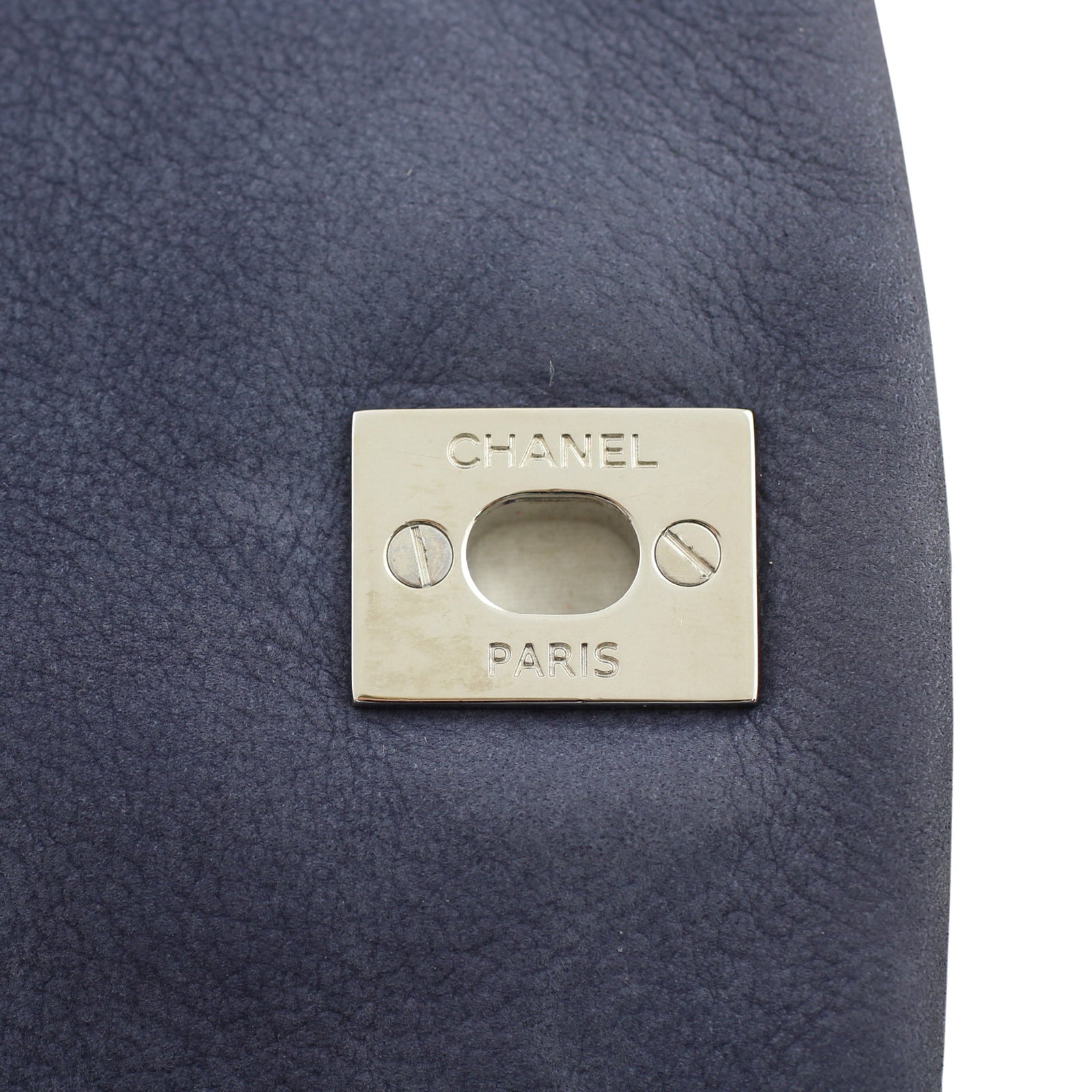 Chanel Suede Flap Bag Clasp